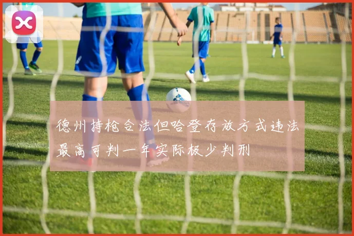 德州持枪合法但哈登存放方式违法最高可判一年实际极少判刑