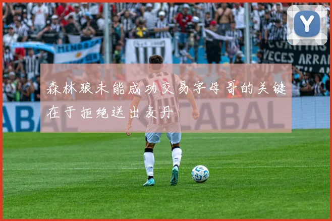 森林狼未能成功交易字母哥的关键在于拒绝送出麦丹